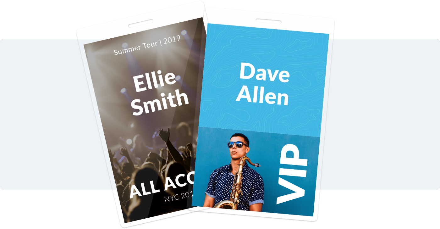 Create VIP passes with Conference Badge