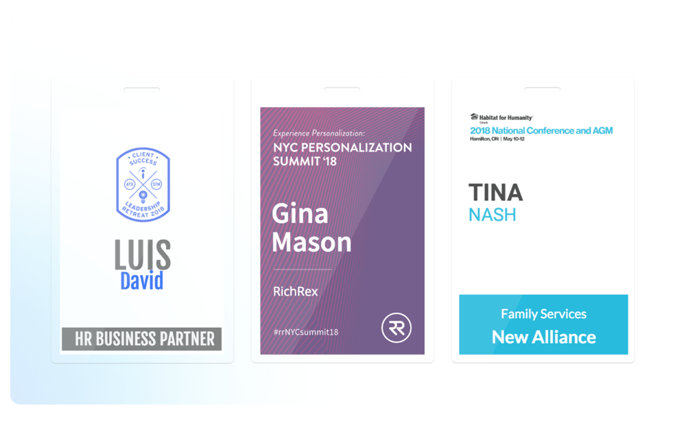 A Complete Guide To Creating Custom Event Badges — Conference Badge