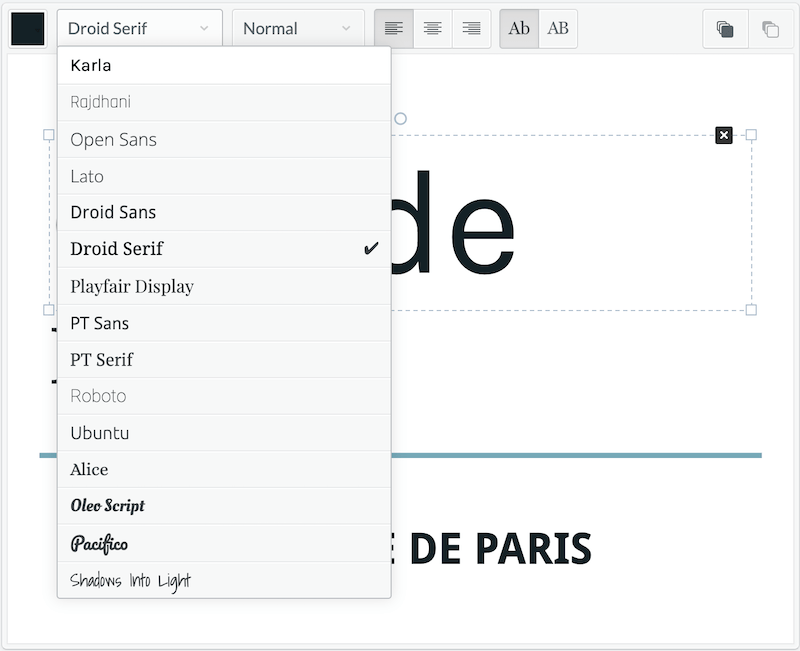 Serif font vs sans serif font
