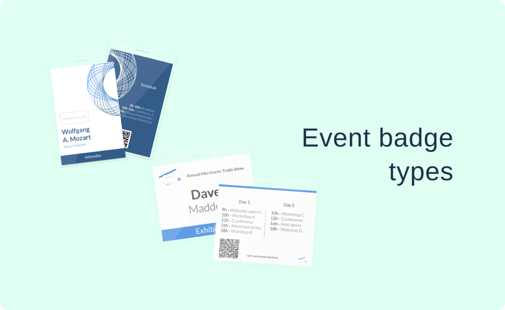What Are The Different Types Of Event Badges? Which One Should You Use?