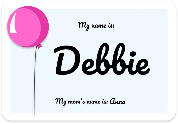 Name badges for kids